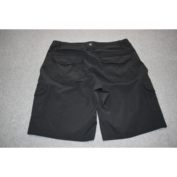 Kuhl Cargo Shorts Womens Size 10 or 32 Performance Gray Hiking Polyester Blend - Picture 7 of 7